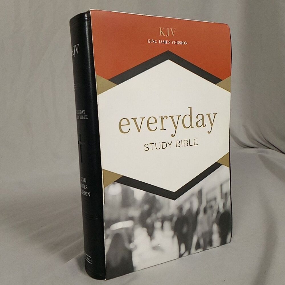 The KJV Study Bible Black Leather Touch King James Version 2018